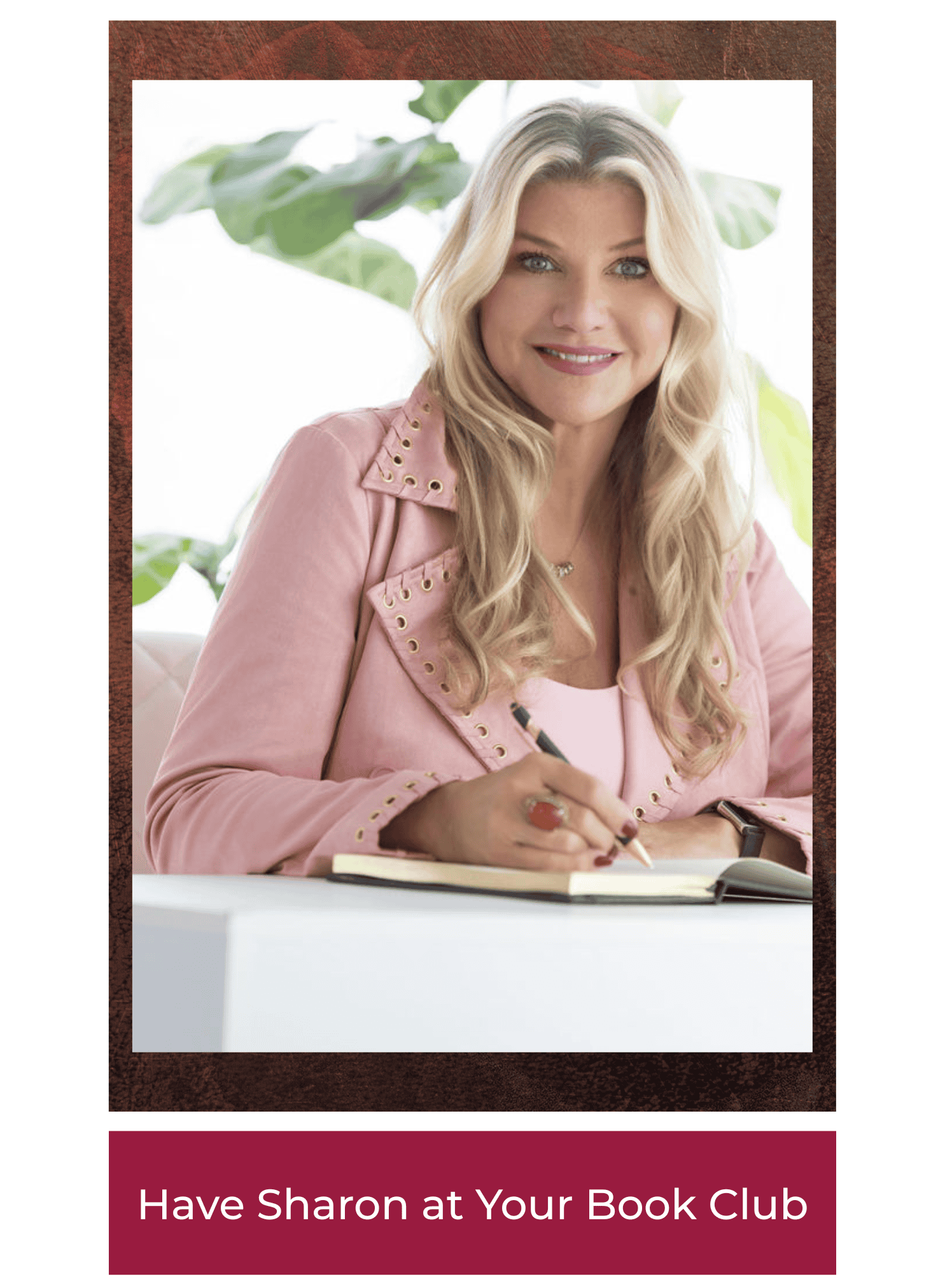 Have Sharon at Your Book Club